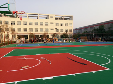广州番禺西电公司篮球场